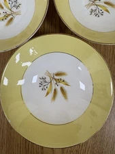 Lot Of 3-Vintage Century Service Autumn Gold Wheat Berry Bowls 5.5”