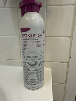 82770003 Stryker 54 Contact Insect Spray, Clear Aerosol (BED BUG KILLER)