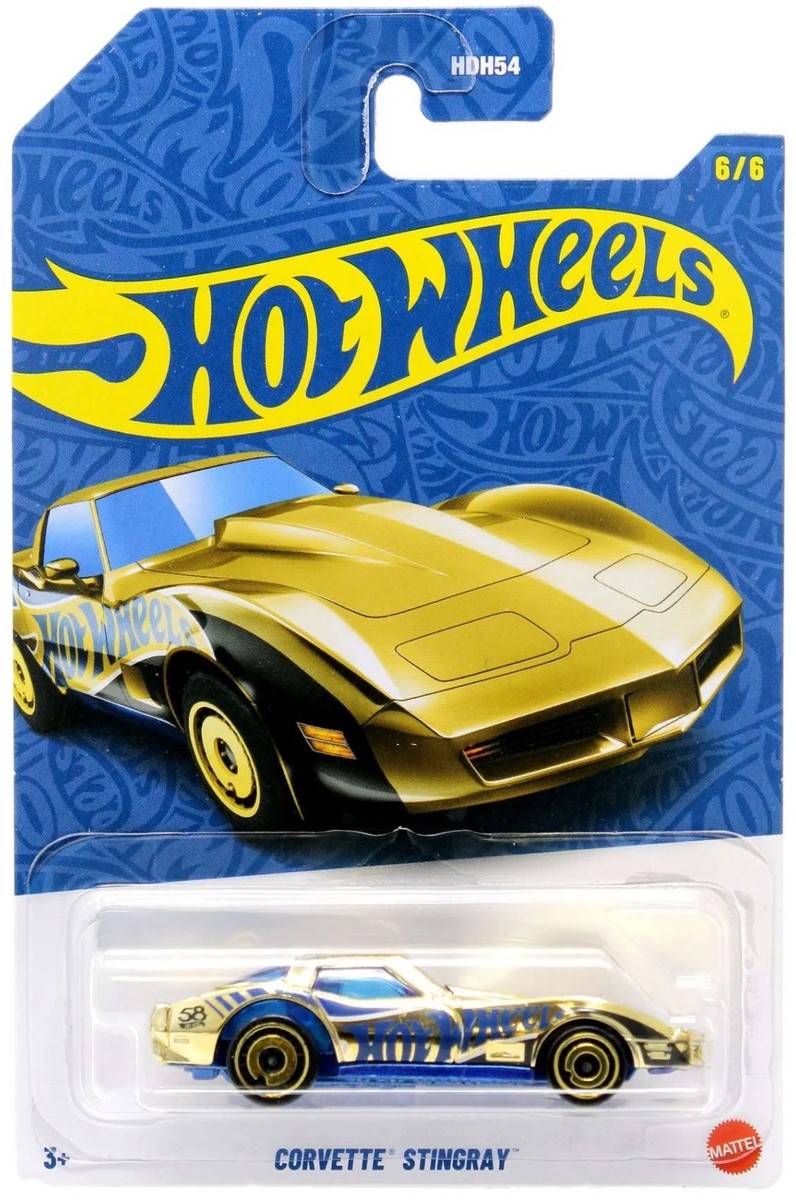 Hot Wheels - 2026 Pearl and Chrome 6/6 Corvette Stingray (BBJKX86