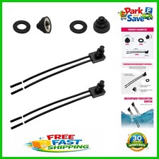 Compact Waterproof 12V Push Button Switch Set - 750W Rated for Various Vehicles