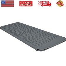 Silicone Heat Resistant Mat for Hair Iron, 11 x 5 inch, Grey, 1 Pack