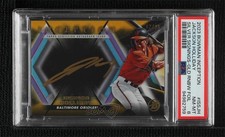 2023 Bowman Inception Gold Rainbow Foil 2/25 Jackson Holliday PSA 8 Auto 0e2x
