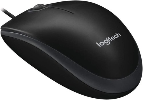 Logitech K120 Wired Business Keyboard, AZERTY French Layout - Black & B100 Wired - Picture 4 of 7