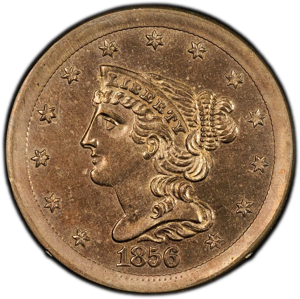 1856 1/2C PCGS PR64 CAC J-177 Patterns Rare Coin - Image 2 of 4