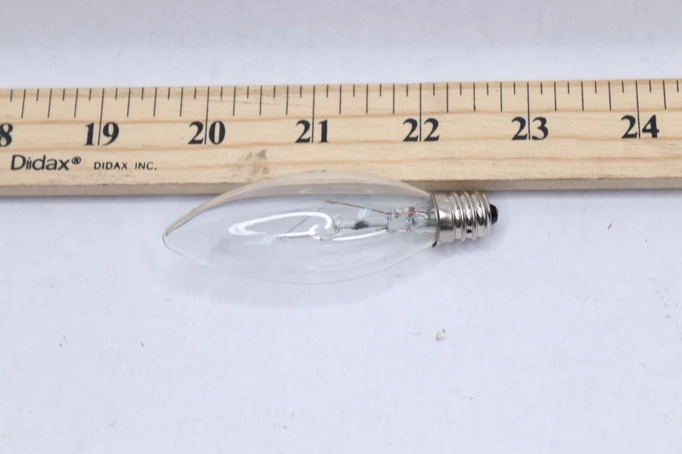 Bulbrite Krystal Touch Torpedo Chandelier Bulb Candelabra Base B8 25W - Image 4 of 4
