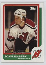 1986-87 Topps John MacLean #37 qh5