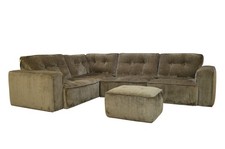 Corner Sofa Large Modular Sofa Settee Brown Fabric Gravina Italia Living Return