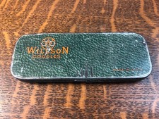 EMPTY Vintage Willson Safety Driving Goggles Metal Tin Storage Box Case Antique
