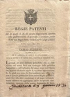 Directing Patents - Publication of Newspapers in the Kingdom - Carlo Alberto 1835