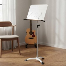 Soporte ajustable para partituras base estable plegable soporte de música resistente para escenario