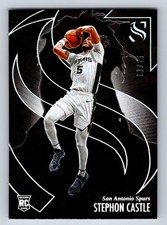 2024-25 Panini Silhouette #94 Stephon Castle Cracked Ice #/25