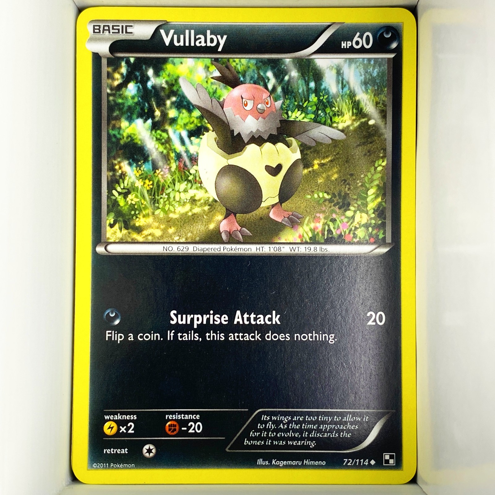 Vullaby 72/114 Black & White Uncommon English