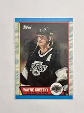 1989-90 Topps Wayne Gretzky #156 Los Angeles Kings NHL Hockey HOF Base Card NM