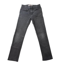 Levi's 511 Jeans Boys 12 Black Demin Performance Slim Stretch Adjustable Waist