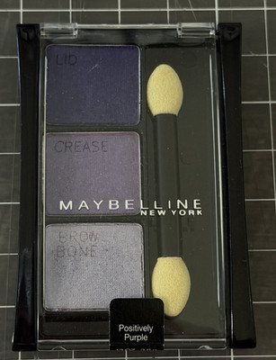 Maybelline New York Expert Wear Eyeshadow Trio Positively Purple