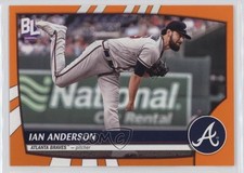 2023 Topps Big League Retail Electric Orange Ian Anderson #127 0t2