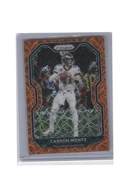 2020 Panini Prizm #169 Carson Wentz Prizm Lazer B12R4C23