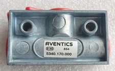 AVENTICS 5340.170.000 BLOCK PNEUMATIC SHUTTLE VALVE