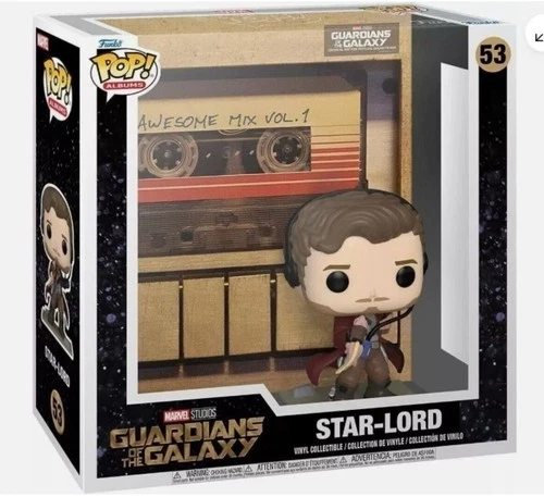 Funko POP! Albums Guardians of the Galaxy Star-Lord Awesome Mix Vol. 1 #53 NEW