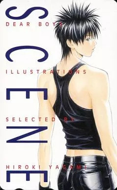 Anime/Manga telephone card: Kazuhiko Aikawa ''DEAR BOYS / Hiroki Yagami'' Monthly