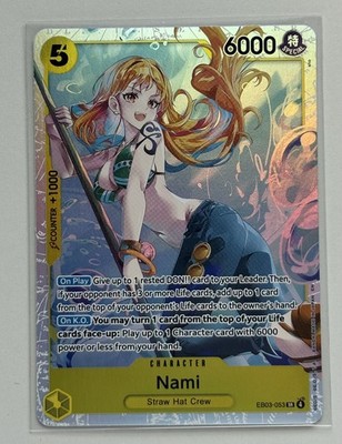 One Piece TCG Nami EB03-053 SR English NM