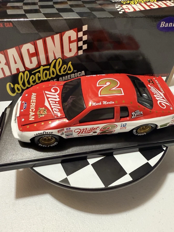 Ford Mark Martin #2 Miller American 1985 BWB 1/24 Nascar diecast Foto 4 de 4