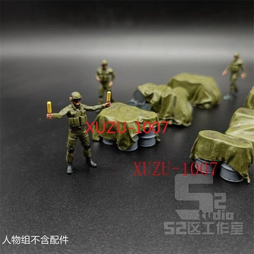 1/144 1/100 1/60 Deck Hangar Command Staff Ground Scene Figures Miniatures 5pcs - 第 1/15 張圖片