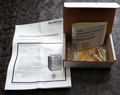 Buderus G124X25P201 ~ NG to LP Conversion Kit ~ for G124X-25 II/DI Model Boilers