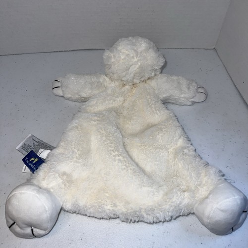 Plush Nancy Tillman Demdaco Toy White Polar Bear Baby Security Blanket Lovey 11” - Picture 5 of 7