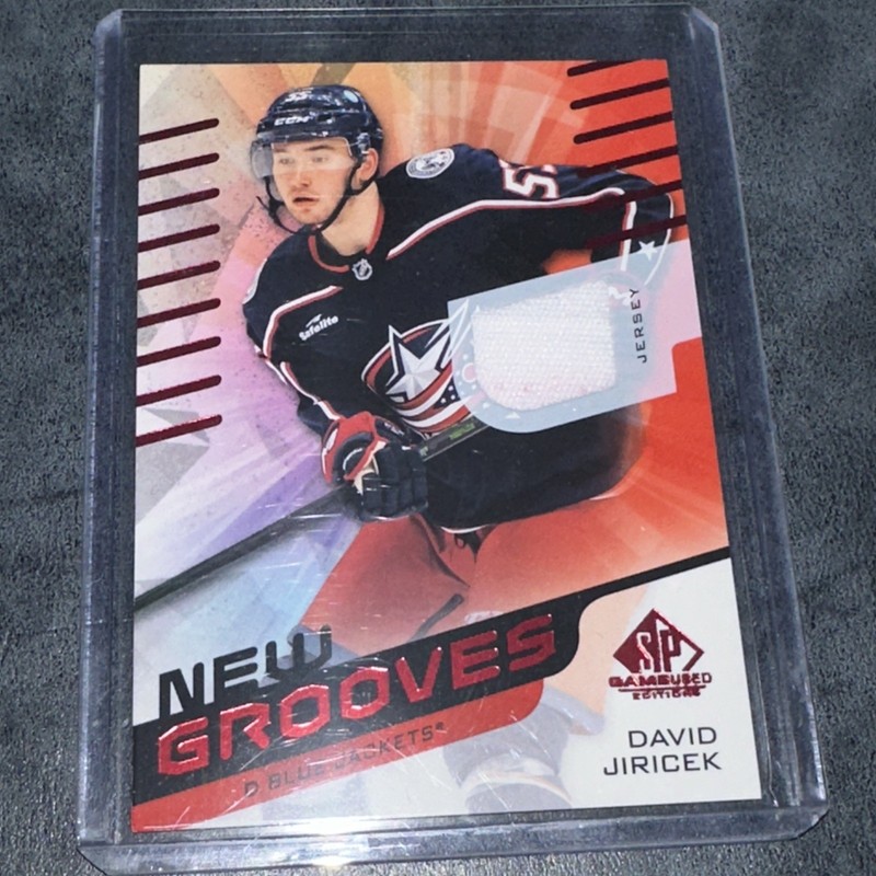 2022-23 Upper Deck SP Game Used - New Grooves David Jiricek #NG-18 Jersey (MEM,