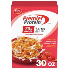 High Protein Mixed Berry Almond Cereal - 30oz, Healthy Breakfast Snack