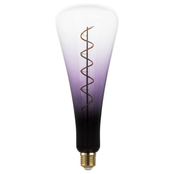 Eglo LED Spiral Filament T110 Vintage 4W E27 Lila/Schwarz Warmweiß 2000K Dimmbar-image
