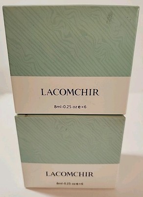 LOT OF 2 Lacomchir Gel Nail Polish Set 6 Colors Earth Neutral Tones
