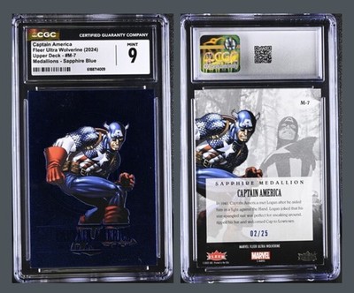 2023 Fleer Ultra Wolverine Blue Medallions Sapphire /25  #M-7 TOP POP  