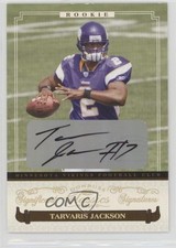 2006 Donruss Classics Significant Signatures Gold /100 Tarvaris Jackson Auto 3xk
