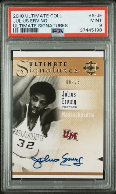 Julius Erving Philadelphia 76ers Basketball Autographed Sports