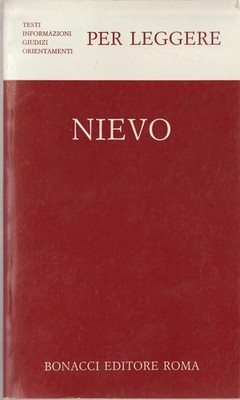 LIBRO NIEVO PER LEGGERE BONACCI TESTI INFORMAZIONI GIUDIZI ORIENTAMENTI 1987 248