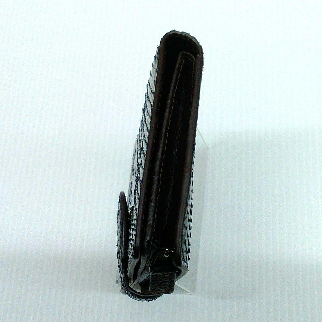 Long Wallet Model Unused Python Leather Python Le… - image 7