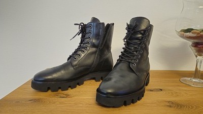 Neue Högl Damen Schnürstiefel Leder Gr. 41