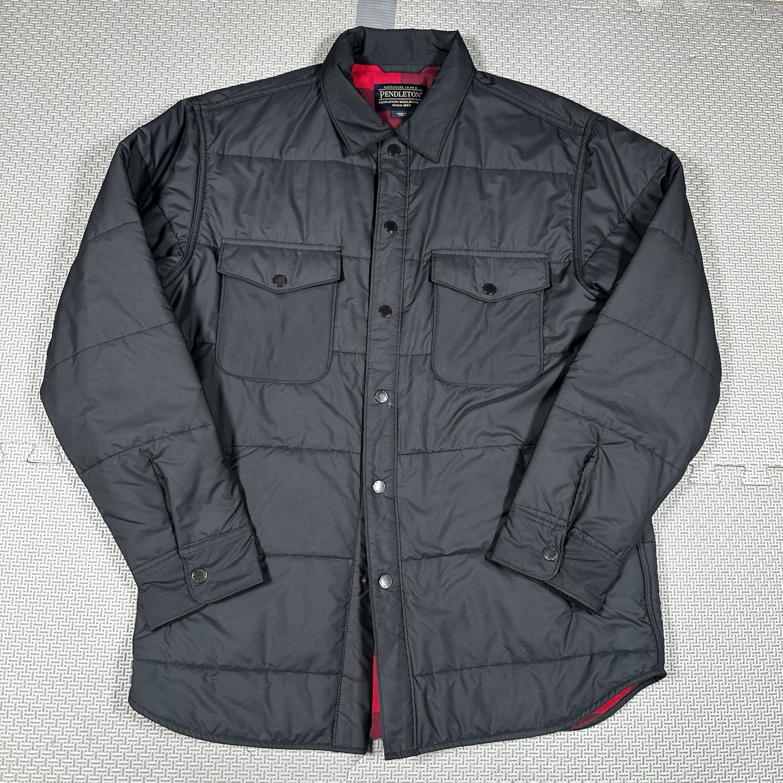 PENDLETON  Men's Flannel Lined Buffalo Quilted Sh… - image 1