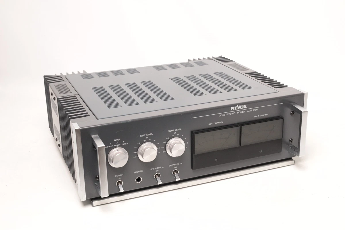 Amplificador estéreo REVOX A-740 - elaboradamente revisado