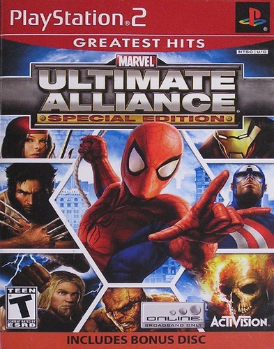 Marvel: Ultimate Alliance -- Special Edition Greatest Hits (Sony PlayStation 2, 2007)