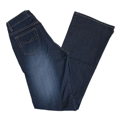 Z Cavaricci Jeans Women’s 9 Stretch Flare Boot Leg Vintage Dark Wash Denim - Picture 9 of 9