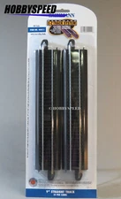BACHMANN E-Z TRACK HO 9" STRAIGHT SECTION (4) PACK black roadbed BAC44411 NEW