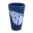 NWT Cleveland Guardians MLB Silicone Pint Glass 16 oz Blue