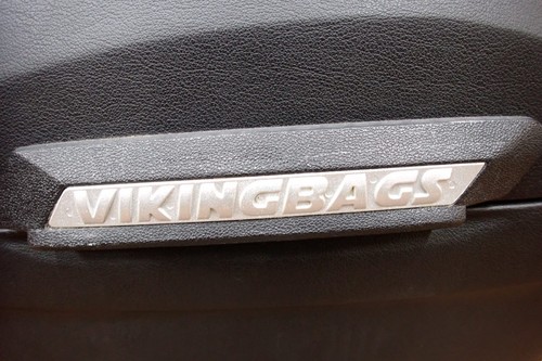 14 YAMAHA VSTAR XVS1300 RT VIKING LAMELLAR BAG SADDLEBAG W/ KEY ADJUSTABLE MOUNT - Picture 5 of 12