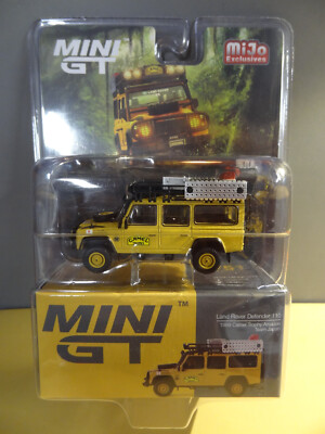 MINI GT #751 - LAND ROVER DEFENDER 110 1989 CAMEL TROPHY JAPAN