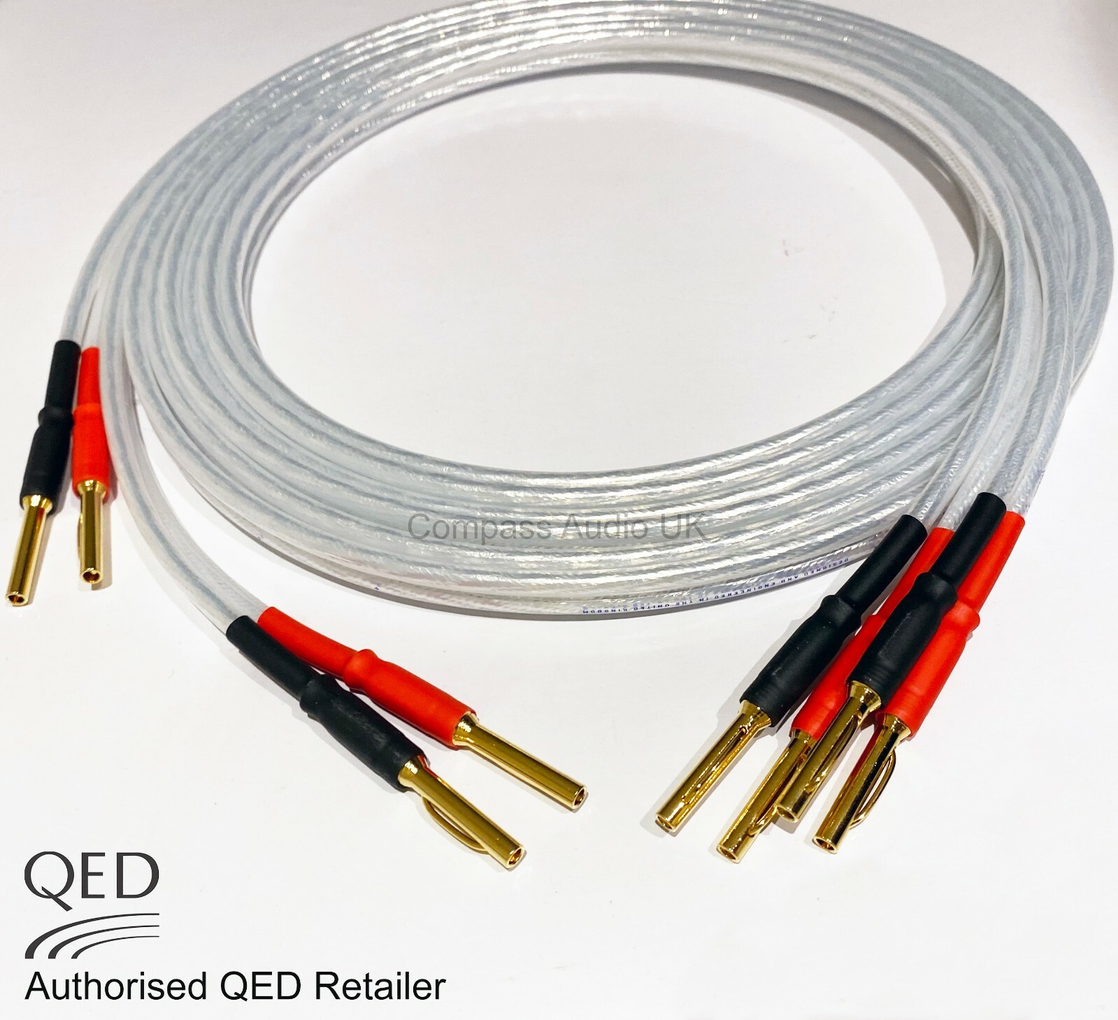 QED Genesis Silver Spiral 2.5m/ ジャンパーセット QED Genesis Silver Spiral 2.5m/ ジャンパーセット