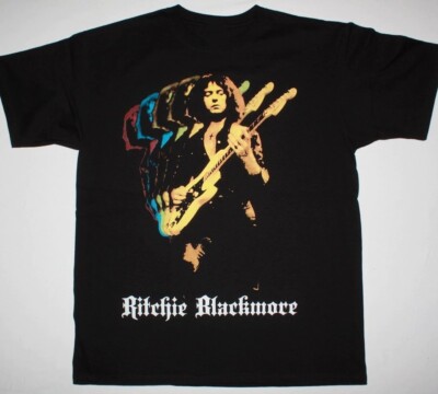 Ritchie Blackmore Rainbow Unisex Black T-shirt