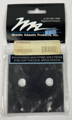 Lot of 2 x Middle Atlantic 1/2BNC2 UCP Module, Two 1/2'' BNC Punch Outs NOS